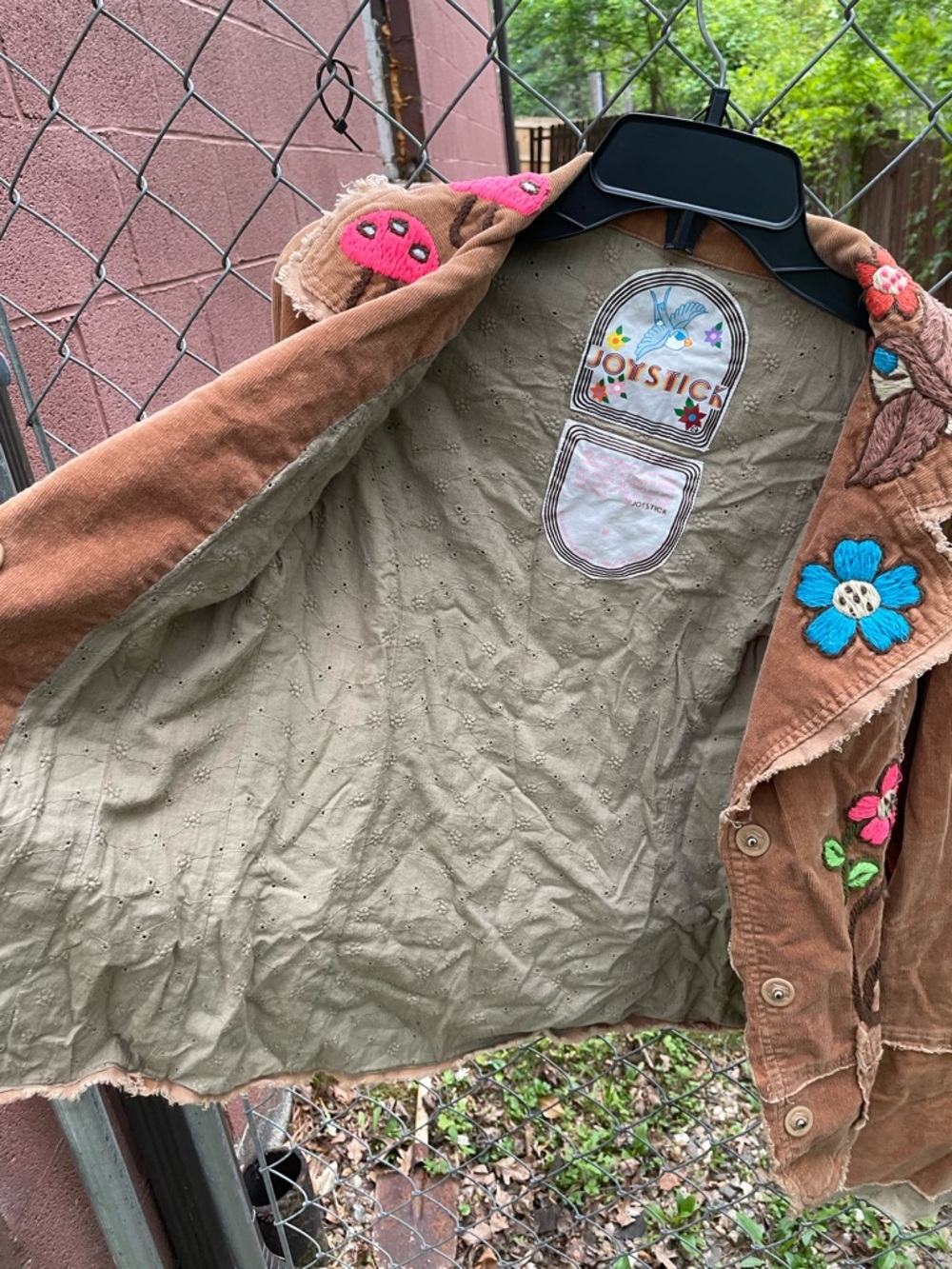Vintage Joystick / Johnny Was Embroidered Jacket Size Medium - Picture 9 of 11